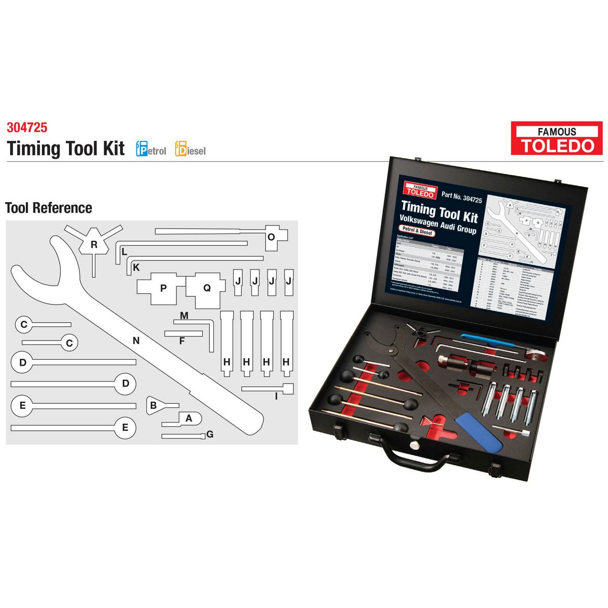Toledo Timing Tool Kit 304725