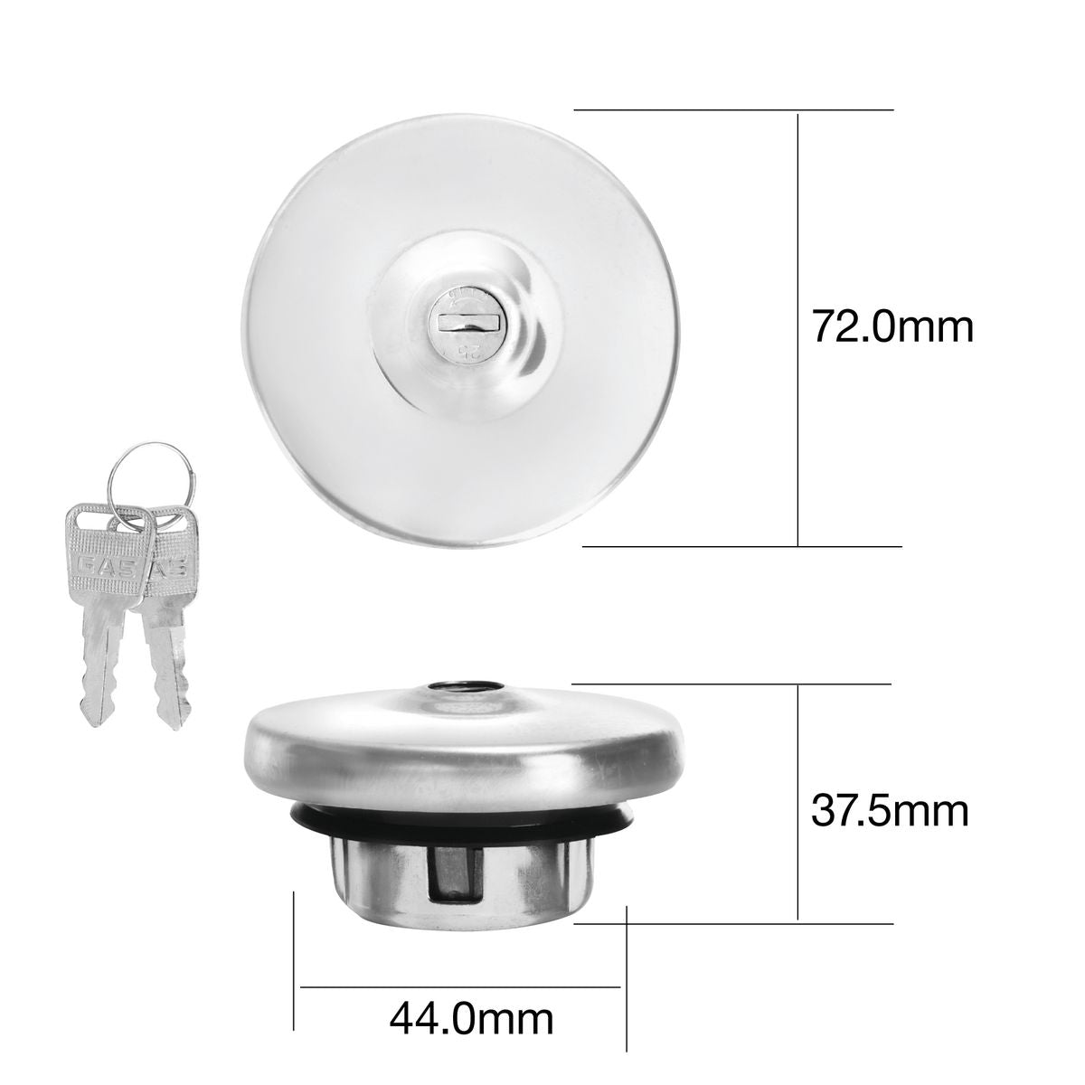 Tridon Locking Fuel Cap TFL202V