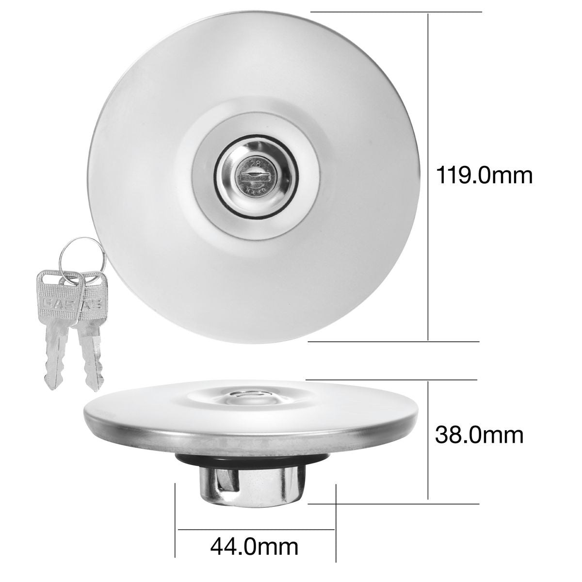 Tridon Fuel Cap (Locking) TFL215V