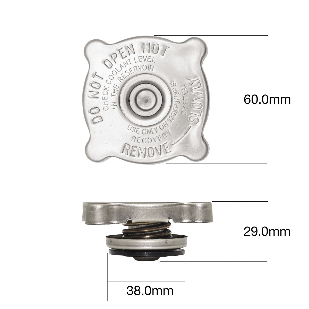 Tridon Recovery Radiator Cap CO18125