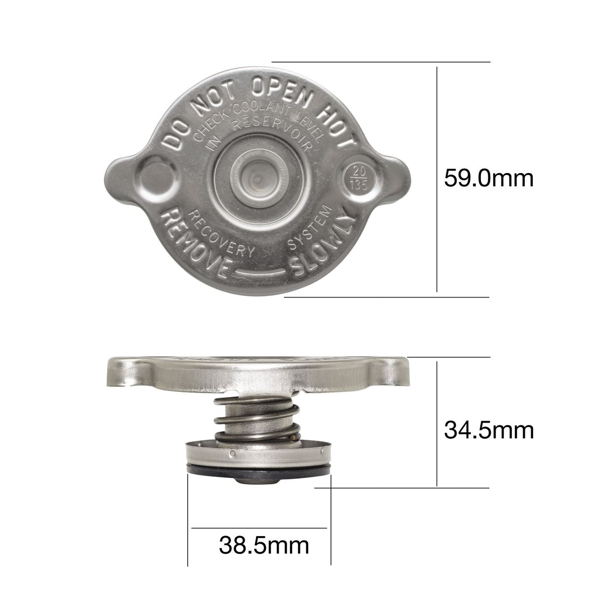 Tridon Non Recovery Radiator Cap CR1070