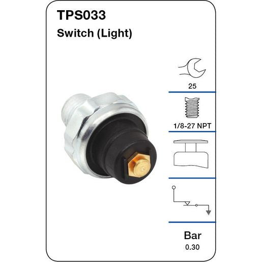 Tridon Oil Pressure Switch TPS033