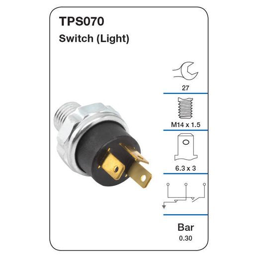 Tridon Oil Pressure Switch TPS070