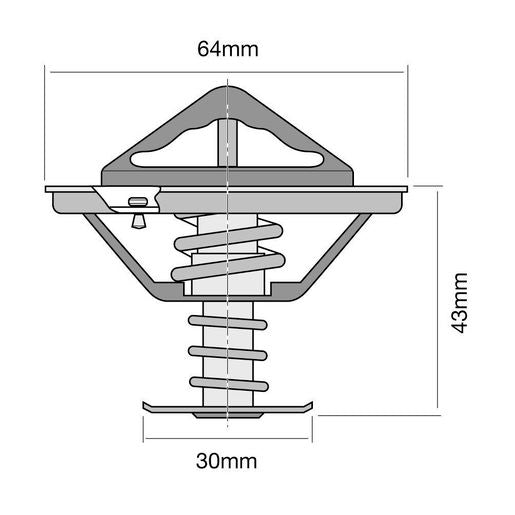 Tridon Thermostat Boxed (High Flow) TT297-180P