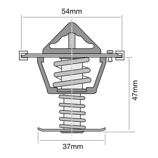 Tridon Thermostat Boxed (High Flow) TT456-187P