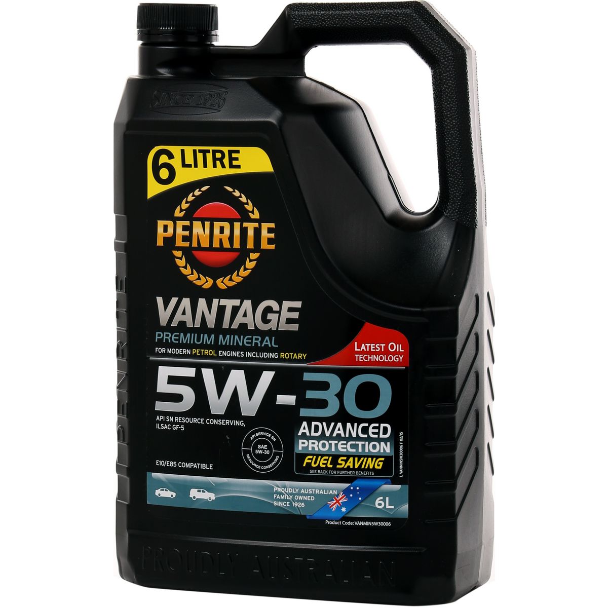 Penrite Vantage Premium Mineral 5W-30 Engine Oil 6L