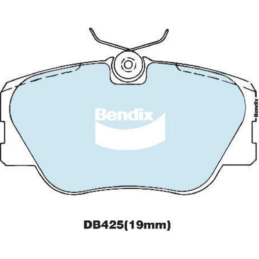 Bendix EURO Brake Pad Set Front DB425 EURO+