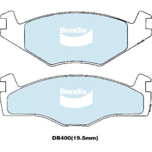 Bendix EURO Brake Pad Set Front DB400 EURO+