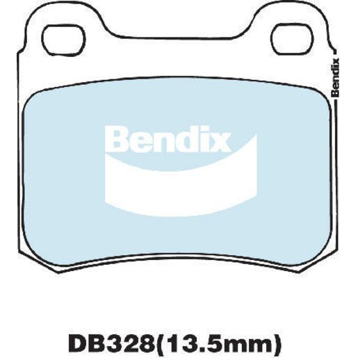 Bendix EURO Brake Pad Set Rear DB328 EURO+