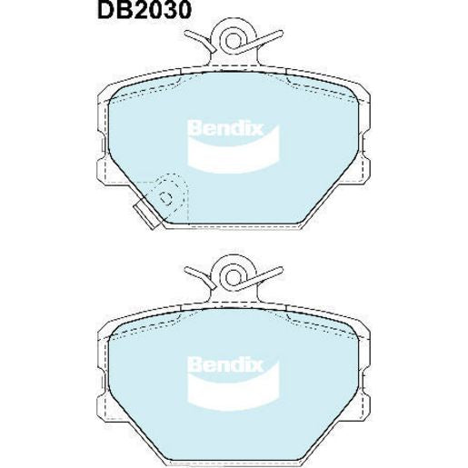 Bendix EURO Brake Pad Set Front DB2030 EURO+