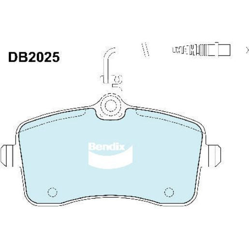 Bendix EURO Brake Pad Set Front DB2025 EURO+