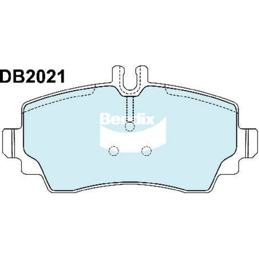 Bendix EURO Brake Pad Set Front DB2021 EURO+