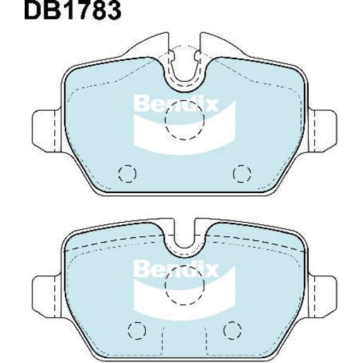 Bendix EURO Brake Pad Set Rear DB1783 EURO+