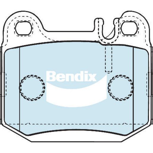 Bendix EURO Brake Pad Set Rear DB1461 EURO+