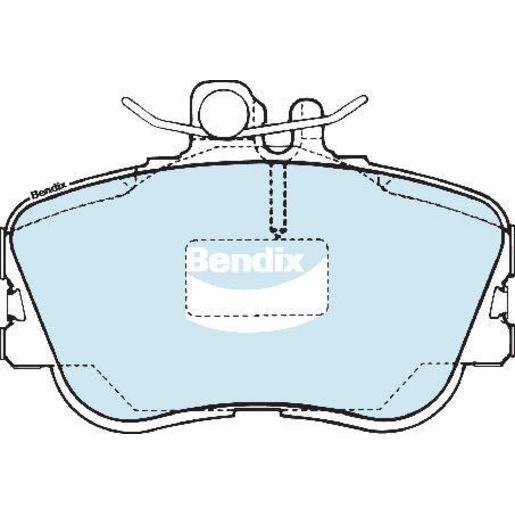 Bendix EURO Brake Pad Set Front DB1295 EURO+