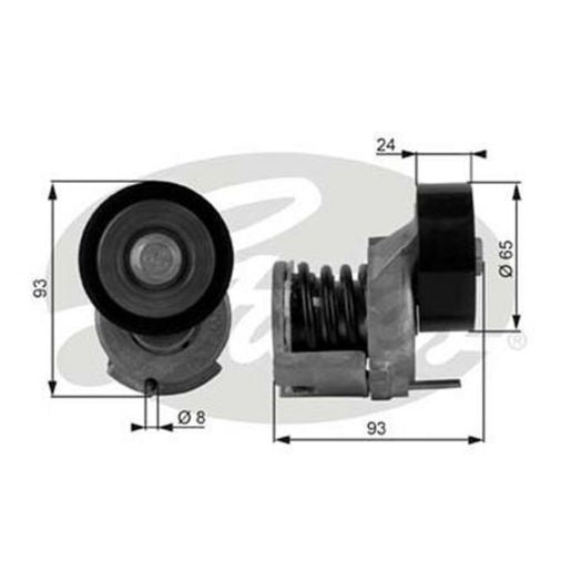 Gates Automatic Belt Tensioner 38439