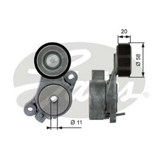 Gates Automatic Belt Tensioner 39040