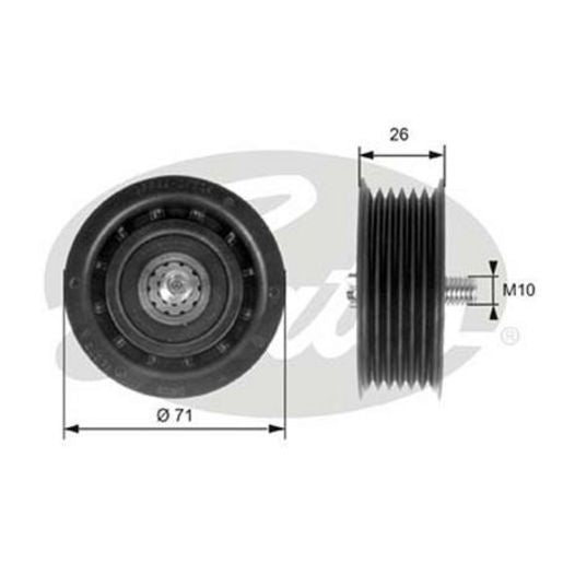 Gates Engine Idler Pulley 36261