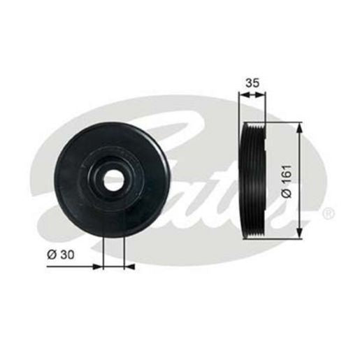 Gates Harmonic Balancer TVD1025