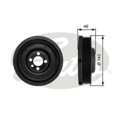 Gates Harmonic Balancer TVD1040