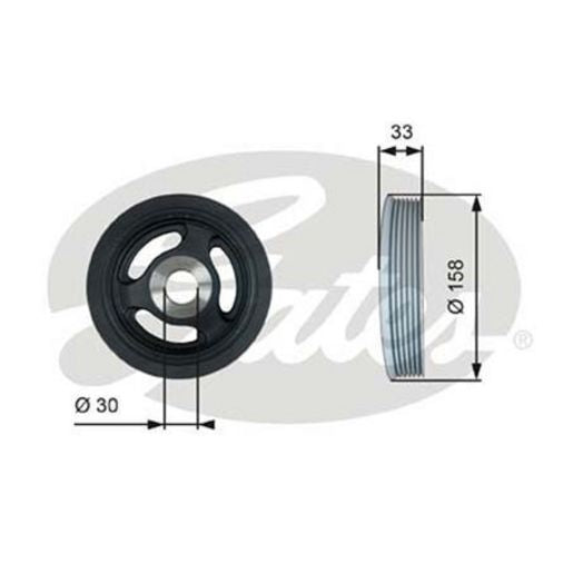 Gates Harmonic Balancer TVD1061
