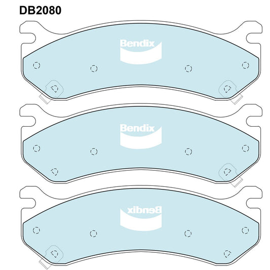 Bendix Heavy Duty Brake Pad Set Front DB2080 HD