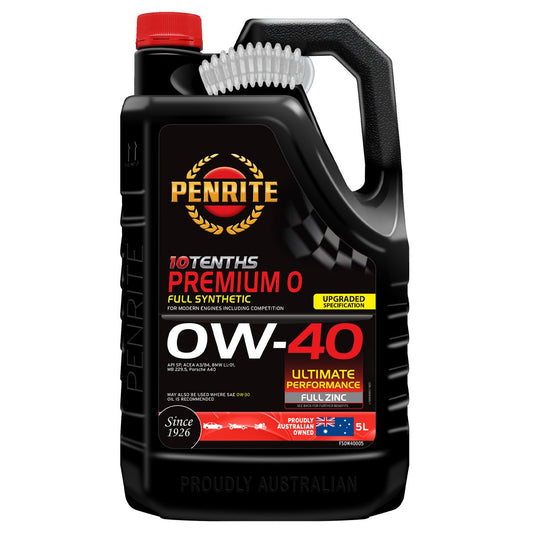 Penrite 10 Tenths Premium 0W-40 Engine Oil 5L