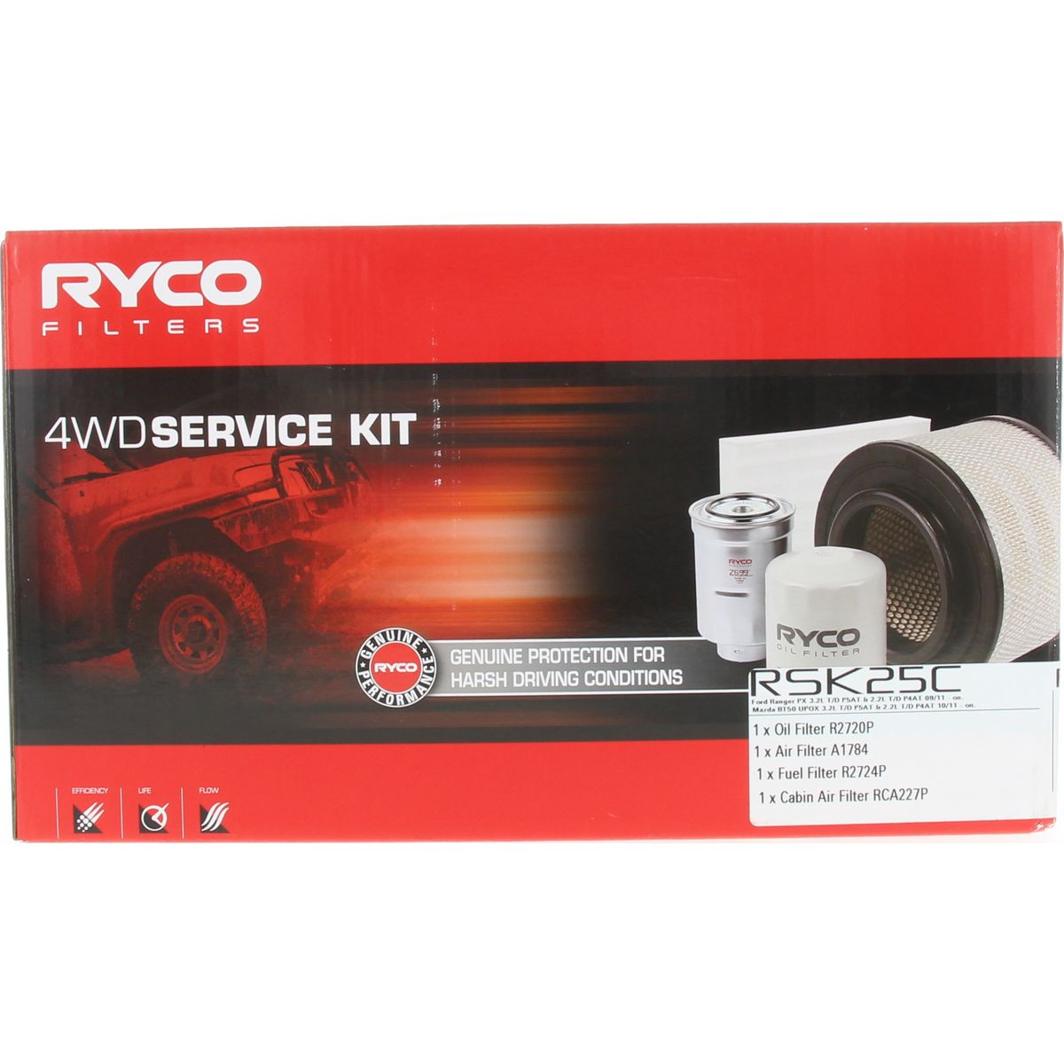 Ryco Filter Service Kit 4x4 RSK25C