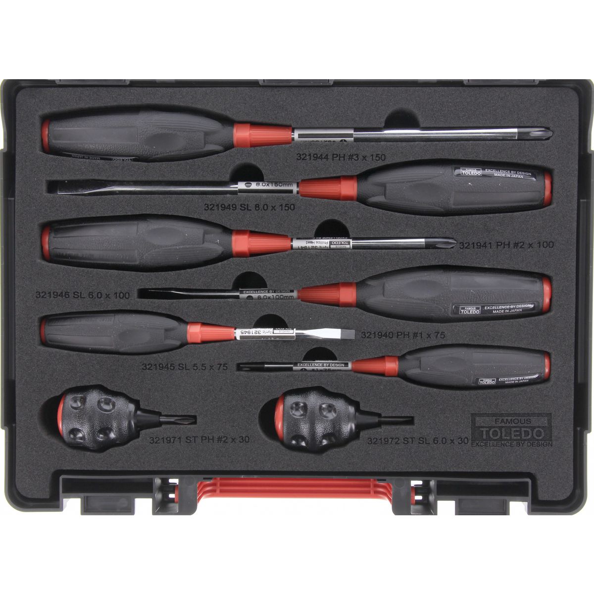 Toledo Screwdriver Set 8 Piece 321982