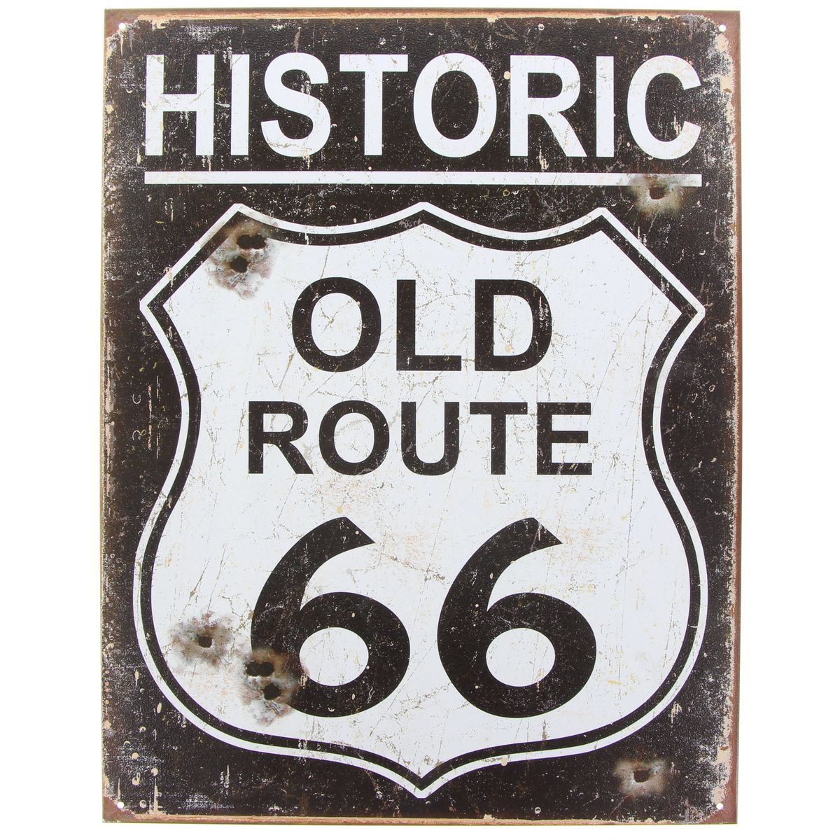 Old Route 66 Metal Sign (32x41cm) 1938