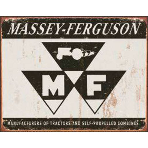 Massey Ferguson Logo Metal Sign (41x32cm) MSI1504