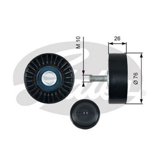 Gates Engine Idler Pulley 36485