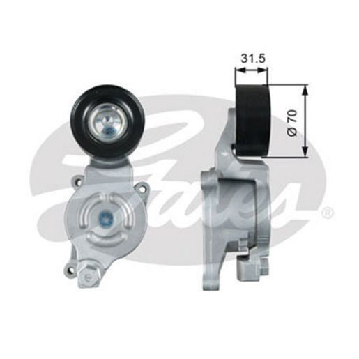Gates Automatic Belt Tensioner 39256