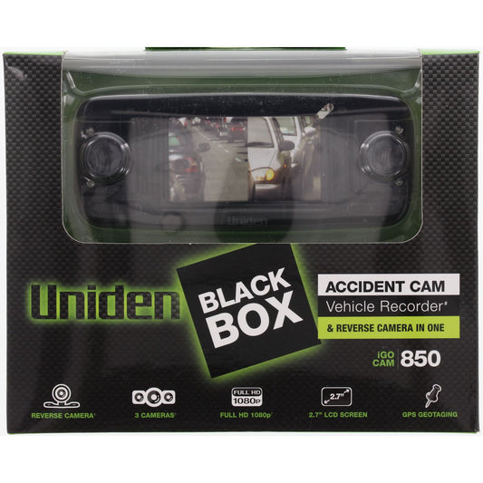 Uniden IGOCAM850 1080P GPS Drive Recorder 3CAM IGOCAM850