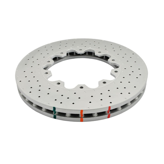 DBA T3 5000 Drilled Dimpled Replacement Brake Rotor Single Front DBA52690.1XDE