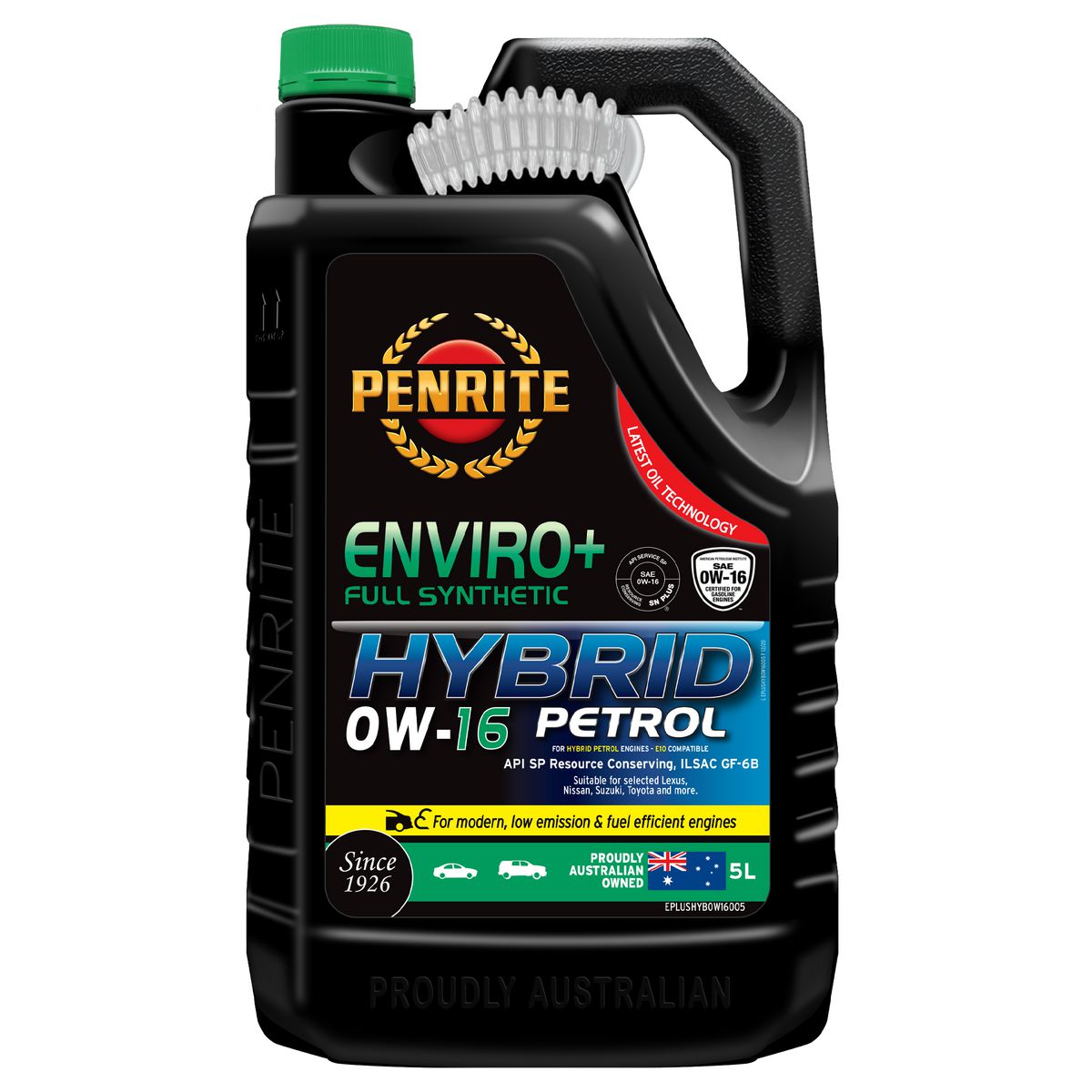 Penrite Enviro+ Hybrid 0W-16 Engine Oil 5L