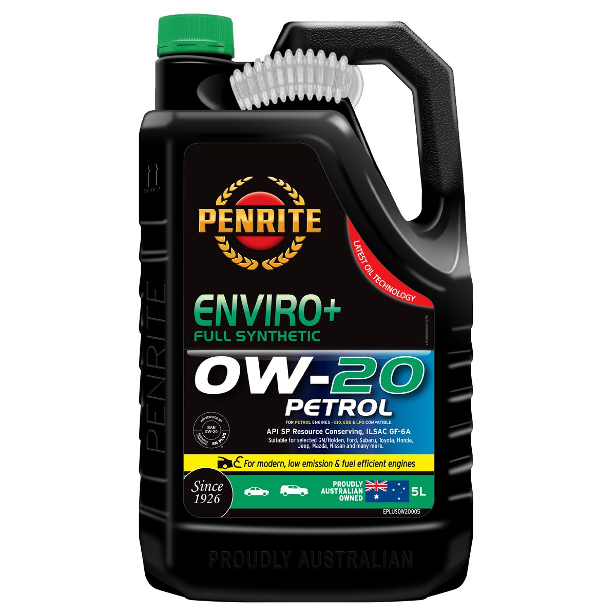 Penrite Enviro+ 0W-20 Engine Oil 5L