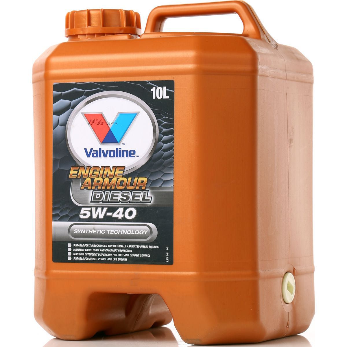 Valvoline Semi Synthetic Engine Armour Diesel Engine Oil 5W-40 10L 1341.1