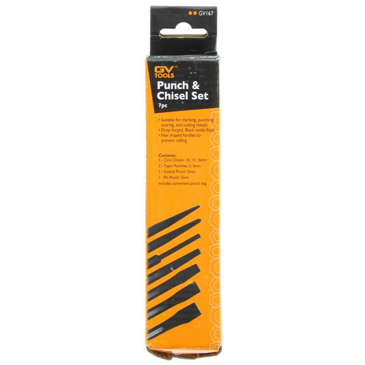 GV Tools Punch And Chisel Set 7 Piece GV167
