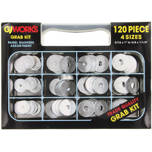 GJ Works Panel Washers Grab Kit 120pc 4-Size GKA100