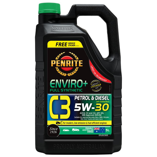 Penrite Enviro+ C3 5W-30 Engine Oil 5L