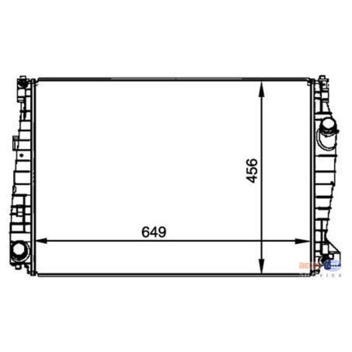 MAHLE Radiator Oe Quality CR1357000P