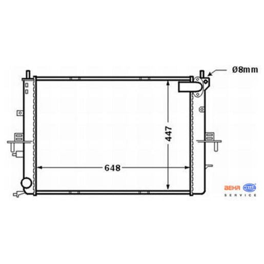 MAHLE Radiator Aluminium/Plastic CR 1510 000S