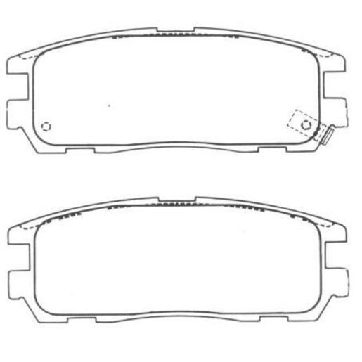 Bosch Blue Line Brake Pad Set Rear DB1280BL