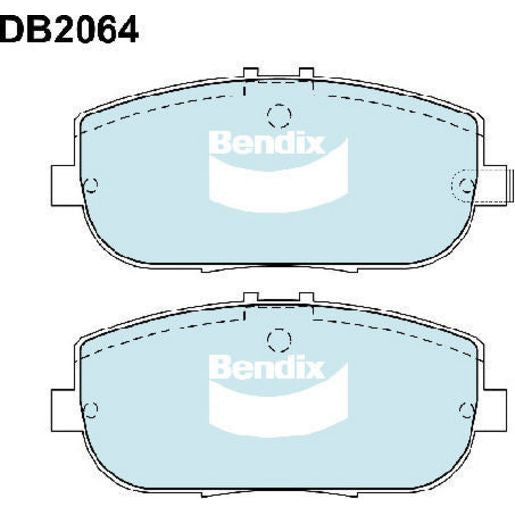 Bendix Ultimate Brake Pad Set Rear DB2064 ULT