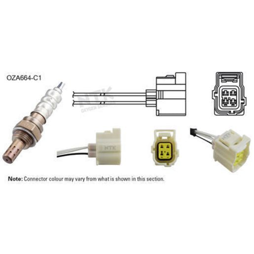 NTK Oxygen Lambda Sensor OZA664-C1