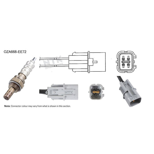 NTK Oxygen Lambda Sensor OZA668-EE72