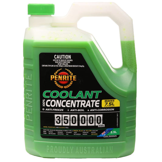 Penrite 350,000km Green Anti-Freeze Coolant Concentrate 2.5L
