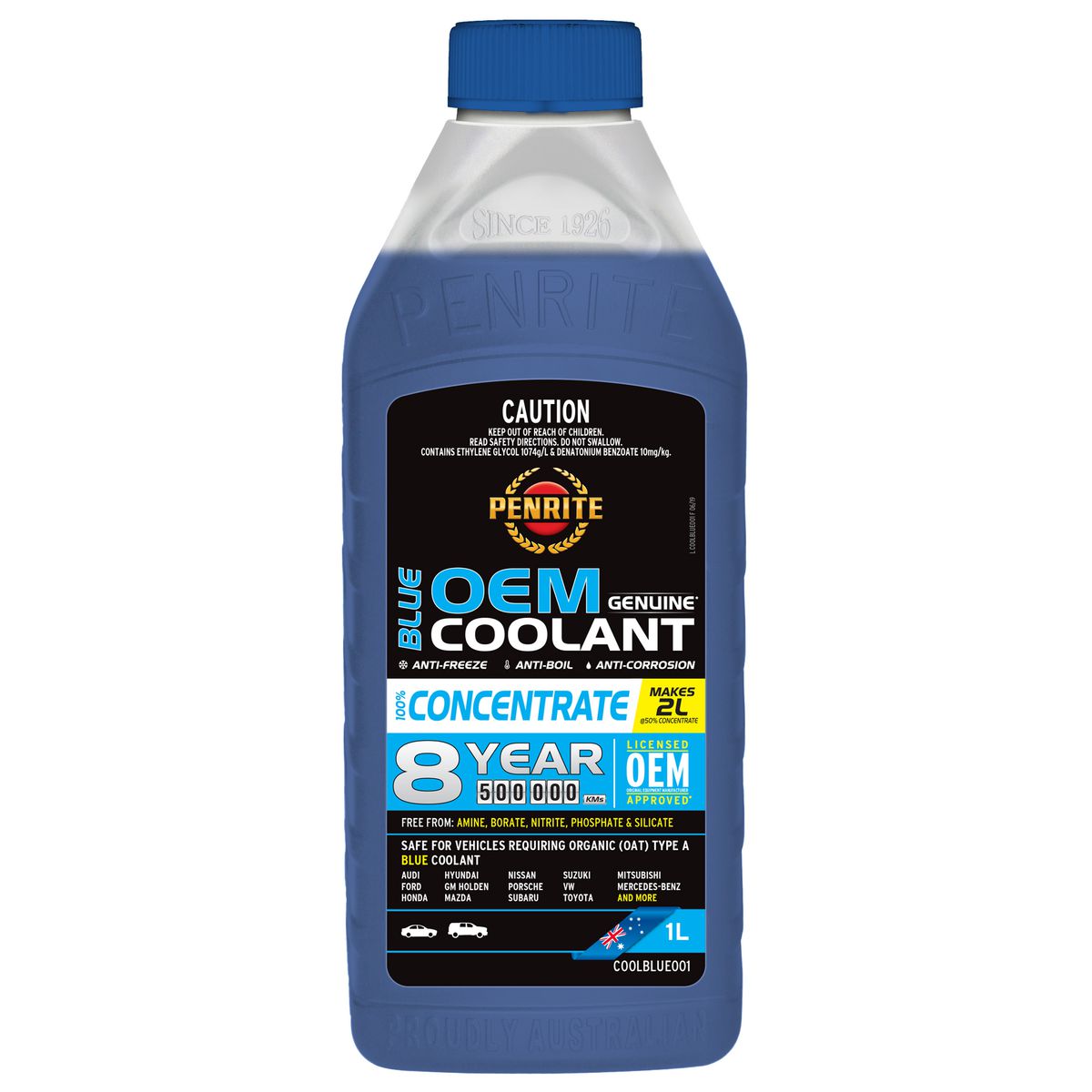 Penrite 7 Year 450,000km Blue Coolant Concentrate 1L