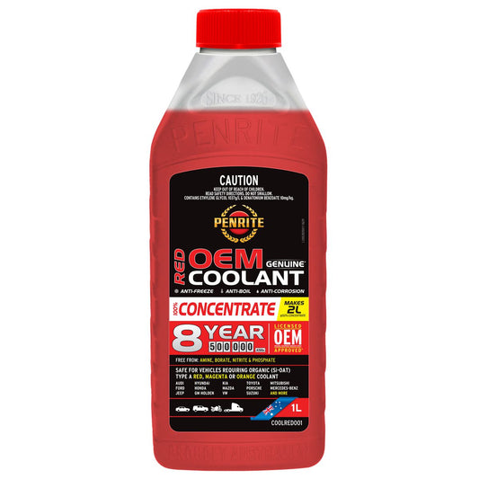 Penrite 8 Year 500,000km Red Coolant Concentrate 1L